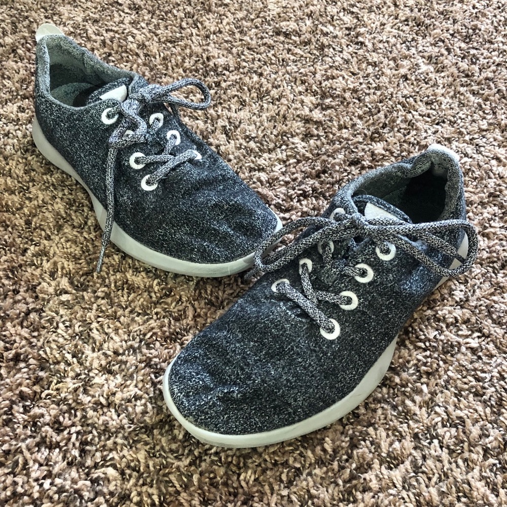 Allbirds Grey Wool Runners Shoes - Picture 10 of 10